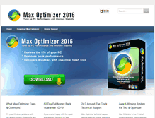 Tablet Screenshot of maxoptimizer.com